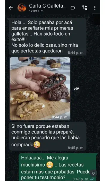 Testimonio WhatsApp 1